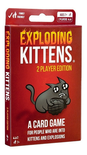 Exploding Kittens 2 Player Edition Juego De Mesa