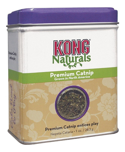 Kong Naturals Premium Catnip Hierba Gatera 1 Oz