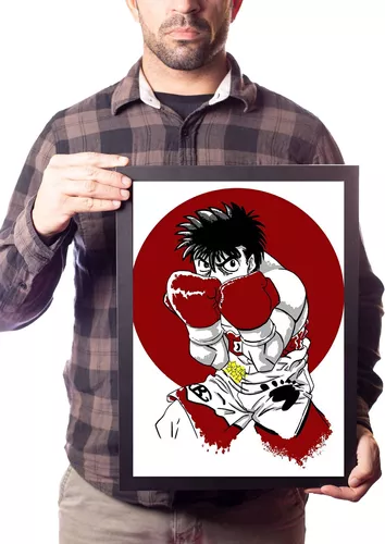 Quadro Anime Hajime No Ippo 5pçs Quarto Sala Personagens