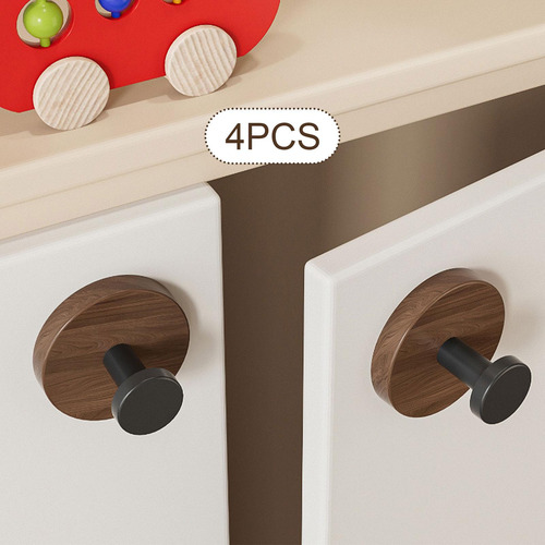 4 Peças Ganchos De Sucção Decorativos Feitos À Mão Para