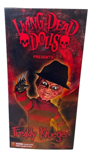 Muñeco Living Dead Dolls Freddy Krueger Pesadilla Calle Infi