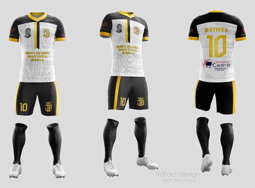 Kit 10 Uniformes Conjunto Camisa E Calção Jogo Esportivo