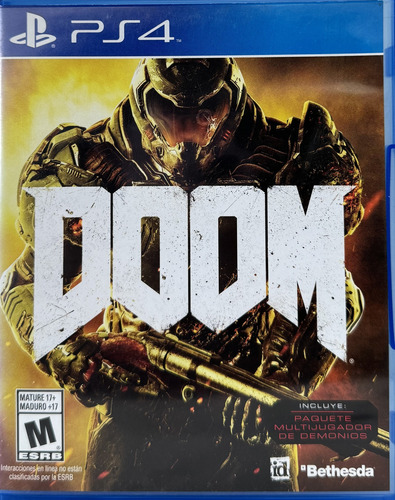 Doom Ps4 Físico (Usado)