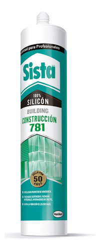 Silicon 100% Negro 300ml Construccion 781 Sista 1770920