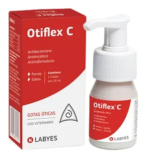 Otiflex C Oído Saludable Perros Y Gatos X 25 Ml