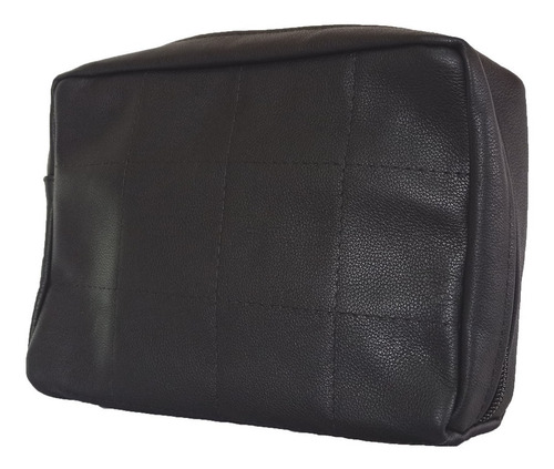 Imagem 2 de 4 de Pasta Bolsa Ccb Tradicional Gg Em Couro Quadriculado Preto R