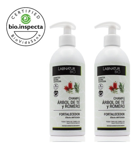 Shampoo Fortalecedor Árbol De Té Y Romero Labnatur X 2 Unds