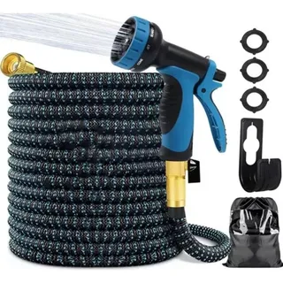 Alta Presión Manguera Para Jardin Agua Riego 5-15m 10modos