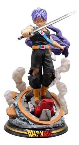 Figura Dragon Ball Z Trunks Espada Muñeco Escultura Super