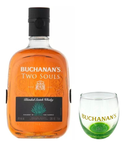 Whisky Buchanan´s Two Souls 750ml Y Vaso Old Fashioned 