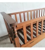 Comprar Cuna Sillon Camastro En Roble Barandas Rebatibles Antiguo
