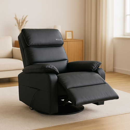 Sillón Masajeador Sofá Rodillos Calor Gtia Premium Negro
