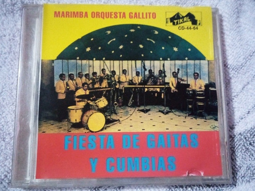 Cd Marimba Orquesta Gallito Fiesta De Gaitas Y Cumbias Impor (Usado)