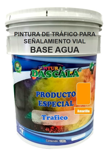 Pintura De Trafico Para Señalamiento Vial Base Agua