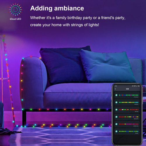 Lamp String App Decoration Luces De Colores