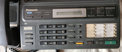 Teléfono Fax Panasonic Kx-f130 + Cassette De Regalo (Usado)