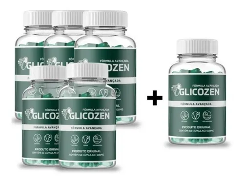 comprar 6 Potes Glicozen 100% Oficial Melhor Que N-glicontrol