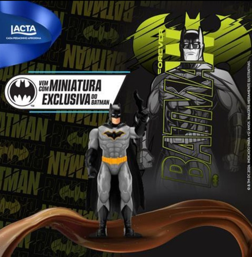 Ovo De Páscoa Batman 166g - Lacta Ganhe Um Boneco Batman