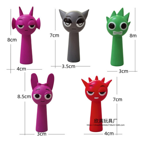 Wa 12 Pcs Juego De Dibujos Animados Sprunki De Nsincredibox