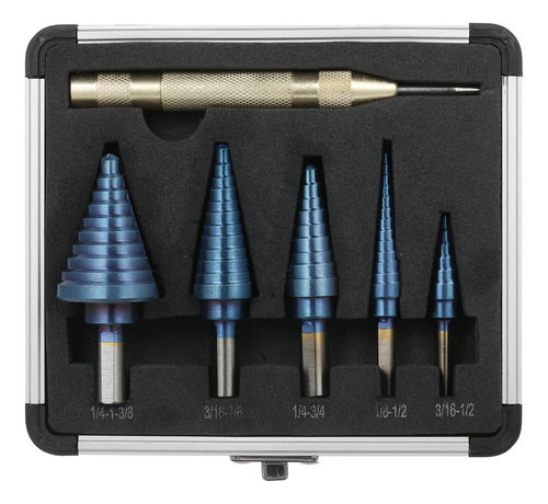 Broca Automática Step Drill 50 Tamaños De Agujero Caja Met