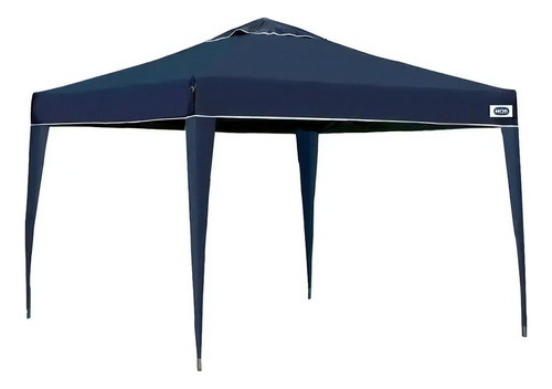 Tenda Saonada 3x3m Gazebo Dobrável Barraca Praia Cor Azul