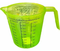 Comprar Jarra Medidora De Plástico 1 Litro Manija Cocina Repostería
