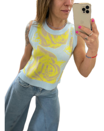 Remera Musculosa De Hilo Doble Bremer Estampada The Big Shop