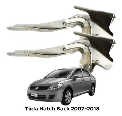 Par De Bisagras Cofre Tiida Hatch Back 2007 Original