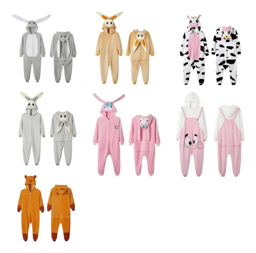 Pijama Polar Enterito Niños Suave Disfraz Abrigado Super
