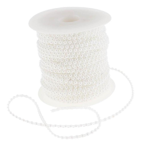 Perlas De Media Cadena De Perlas Blanco