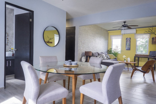 Depto. En Venta Playa Del Carmen Q. Roo De 3 Recamaras Amueblado Full En Residencial Starlight Towers