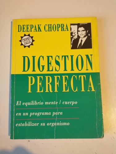 Digestión Perfecta Deepak Chopra Libro