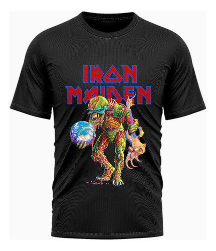 Poleras Impresas Mediante La Técnica Dtg De Iran Maiden