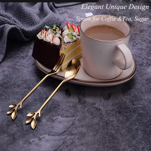 Nn 4 Cucharas Café Para Postres Helados Mini Cuchara