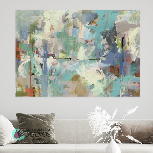 Cuadros Abstractos Decoración Lienzo 140cm X 70cm Diseños 9