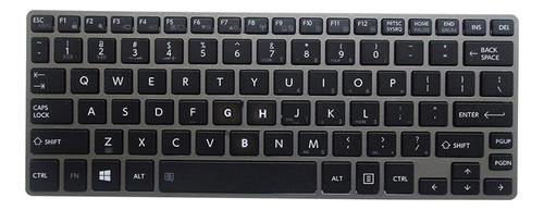 Teclado Negro Americano Portátil Para Toshiba Portege Z30-a