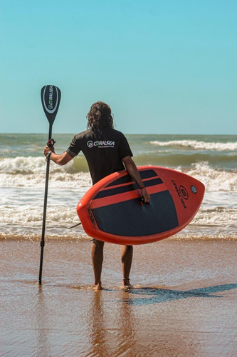 Imagen 3 de 13 de Tabla Sup Inflable 8`5 Surf Paddle Coral Sea Hifei Ap Nauti