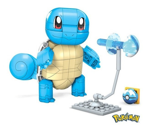 Squirtle Pokemón Mediano Mega Construx Mattel 5494-6