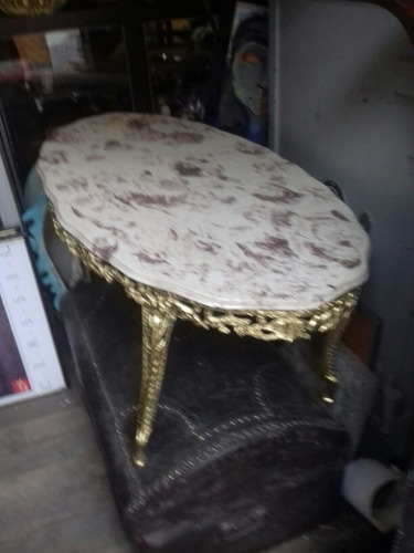 Imagen 6 de 6 de Juego De Sala De Puro Bronce, Mesa, Consola, Espejo