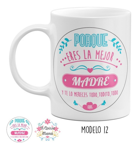 Imagen 7 de 7 de Taza Día De Madres Regalo Para Mamá Diferentes Diseños