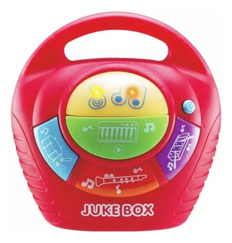 Juke Box Ok Baby Caja Musical Infantil Con Luz Y Sonido