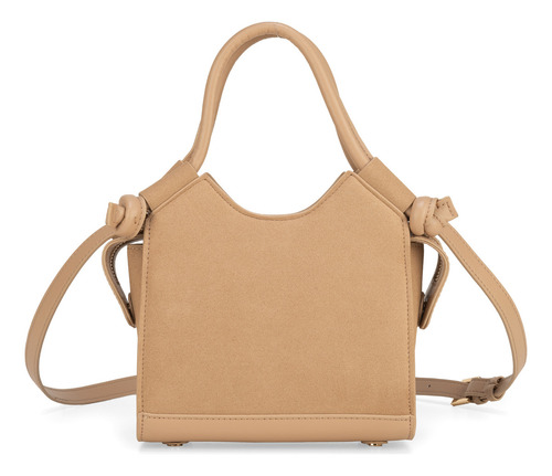 Bolsa Satchel Cloe Ecerali Miniatura Color Marrón