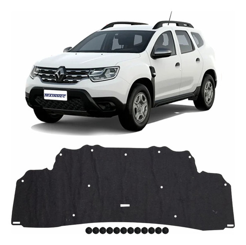 Manta Forro Capô Premium Renault Duster 19 A 23 + Presilha