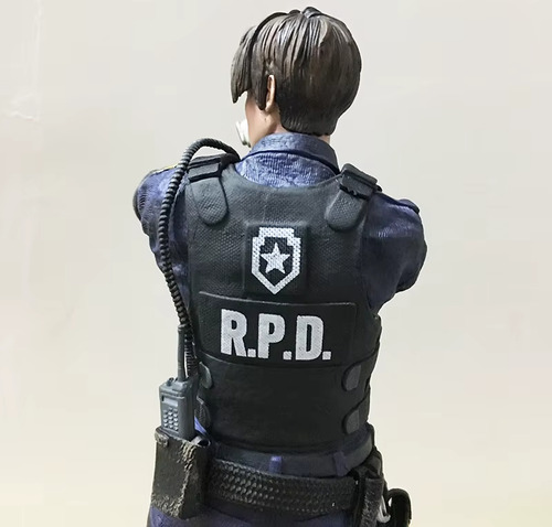 Leon Resident Evil 2 Action Figure 32cm Estatua Colecionavel