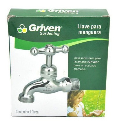 Llave Chorro Jardin 1/2 Cromada