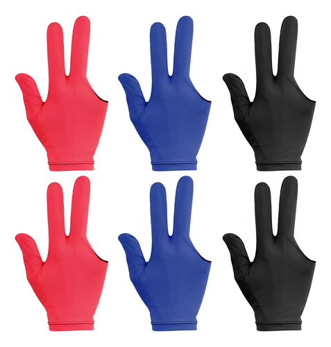 Guantes Deportivos Y Elásticos Para Manos Abiertas, 3 Unidad