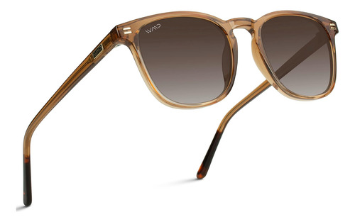 Wearme Pro - Modernas Gafas De Sol Cuadradas Con Lentes Pola