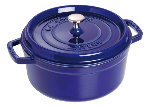 Staub La Cocotte Redondo Caçarola, 22 Cm, Azul