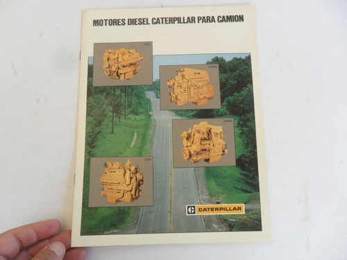 Caterpillar Motor Camion Folleto Catalogo No Manual Antiguo 