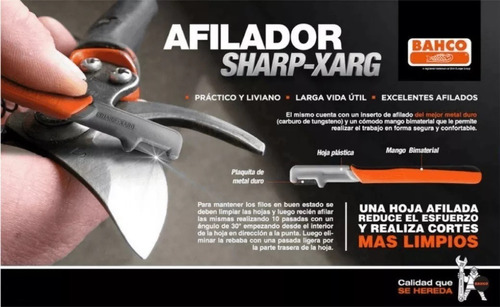 Afilador De Cuchillos Tijeras Poda Sharp-xarg